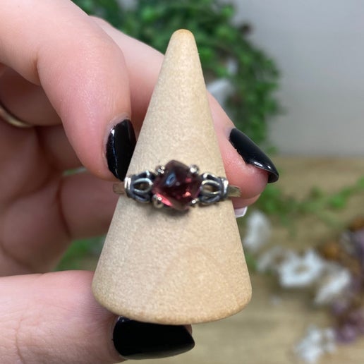 Watermelon Tourmaline S925 Ring (B349)