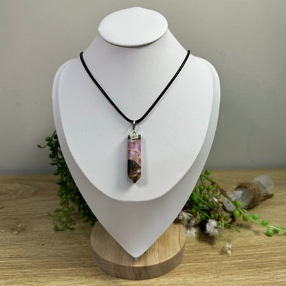 Pink Aragonite Necklace (J146)