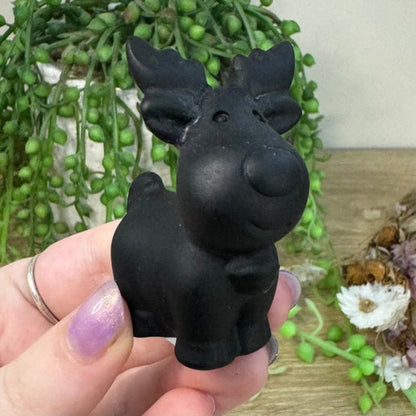 Black Obsidian Reindeer (G816)