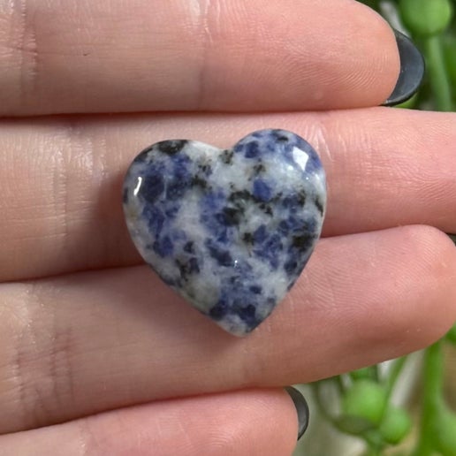 Blue Dot Mini Heart