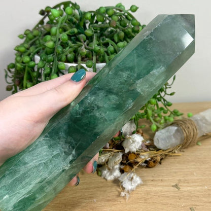 Green Fluorite Tower (J830)