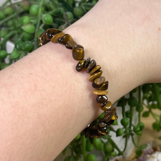 Tiger Eye Chip Bracelet