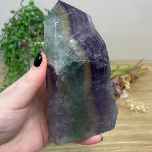 Rainbow Fluorite Tower (B505)