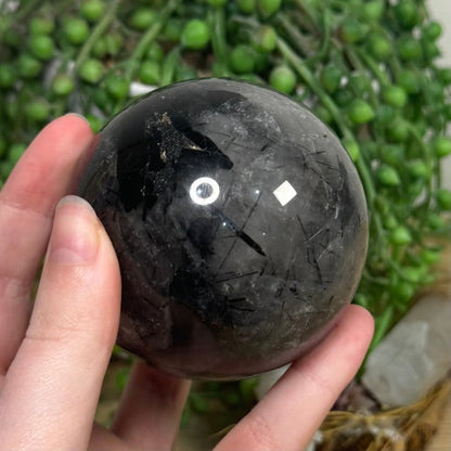 Tourmaline In Quartz Sphere (G491)