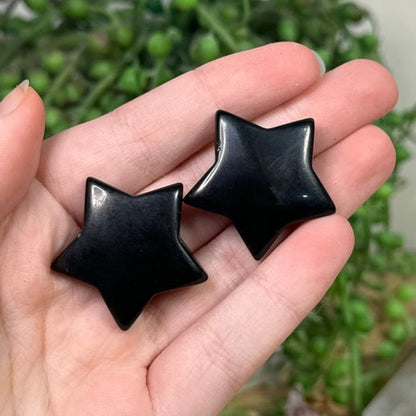 Black Obsidian Small Star