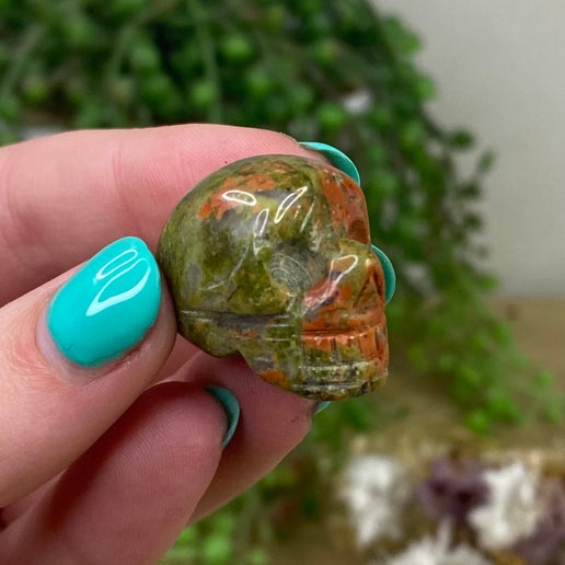 Unakite Mini Skull