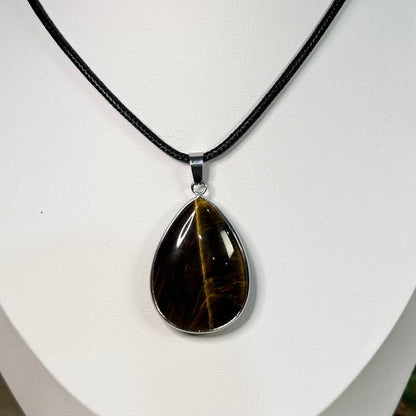 Tiger Eye Necklace (I328)