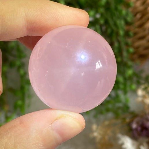 Star Rose Quartz Small Spheres