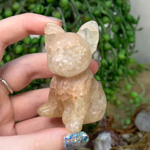 Yellow Fluorite French Bulldog (L3)