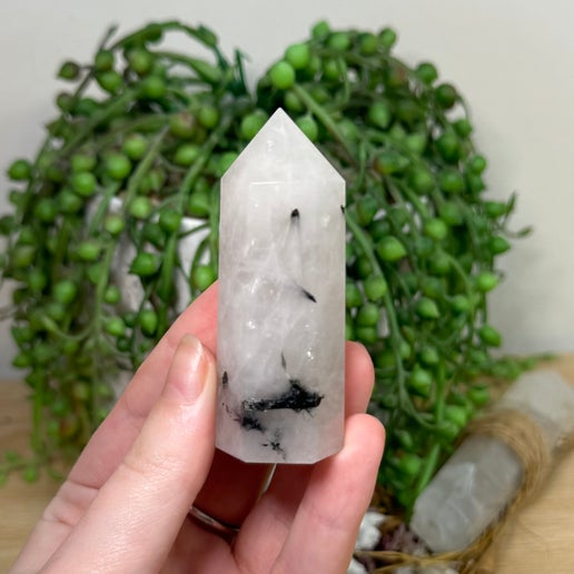 Tourmaline In Quartz Point (L453)