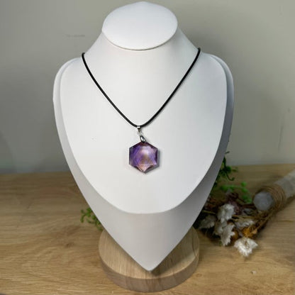 Ametrine Hexagon Necklace (J538)