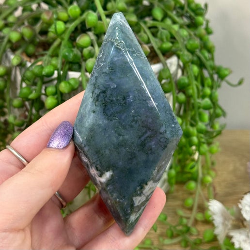 Moss Agate Diamond (D257)