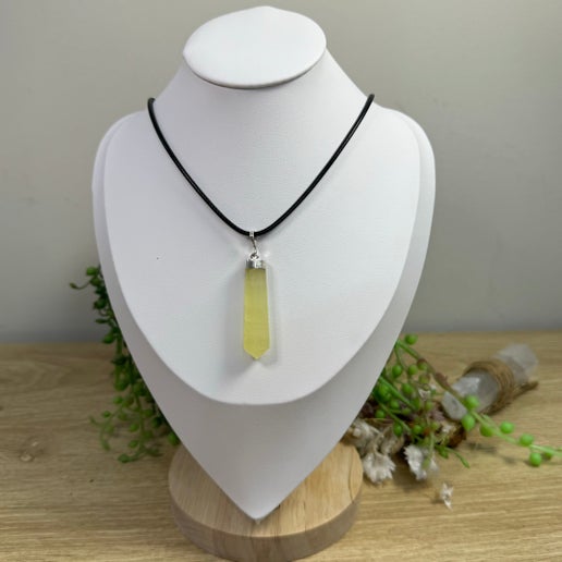 Lemon Calcite Necklace (J154)