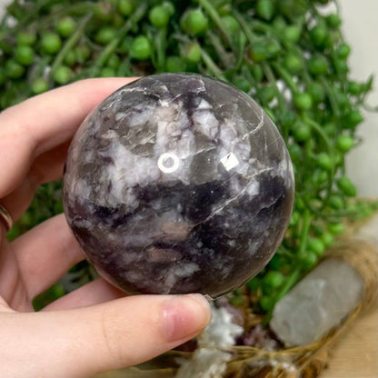 Plum Tourmaline Sphere (K872)