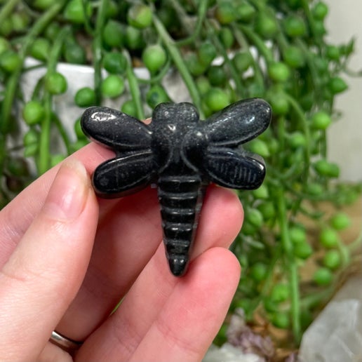 Black Obsidian Dragonfly (I957)