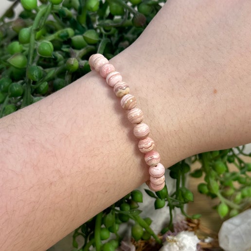 Rhodochrosite Bracelet (G544) (G545)