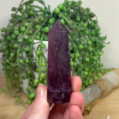 Purple Fluorite Point (L545)