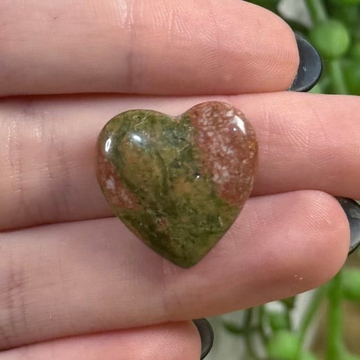 Unakite Mini Heart