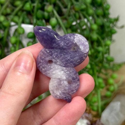 Lepidolite Snake (I812)