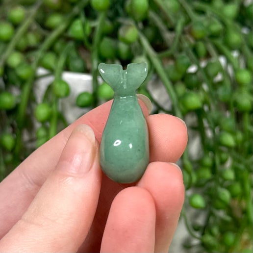 Green Aventurine Small Whale