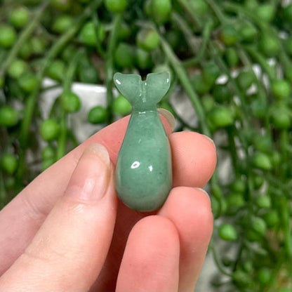 Green Aventurine Small Whale