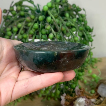 Moss Agate Bowl (L24)