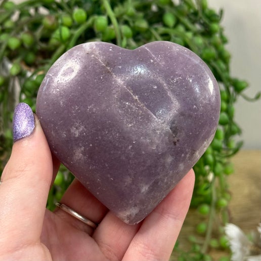 Lepidolite Heart (C881)