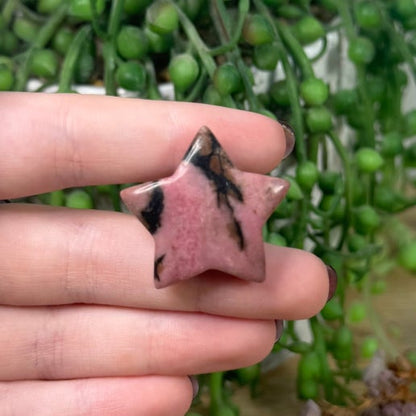 Rhodonite Star Air Vent Car Clip