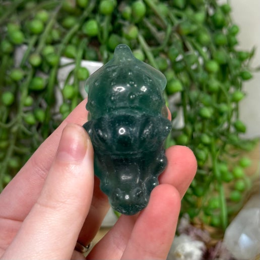 Green Fluorite Crocodile (L398)