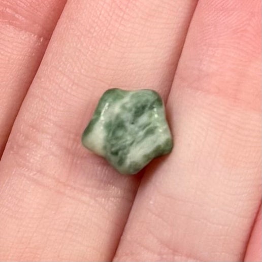 Green Spot Jasper Tiny Star