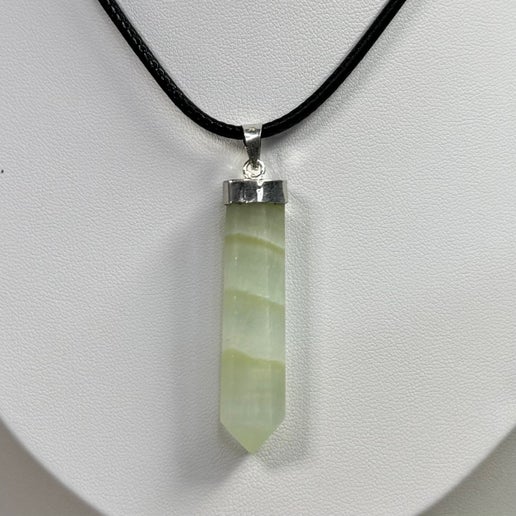 Pistachio Calcite Necklace (J155)