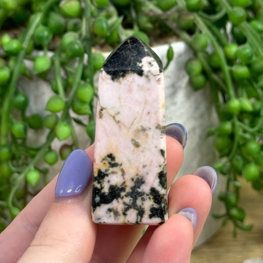 Snowflake Obsidian Point (J86)