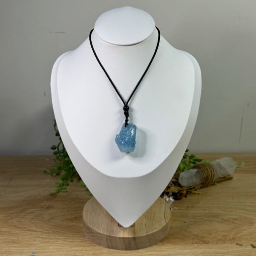 Aquamarine Raw Necklaces