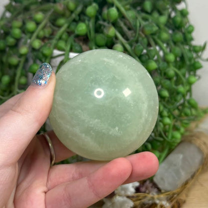 Ice Caribbean Calcite Sphere (J297)