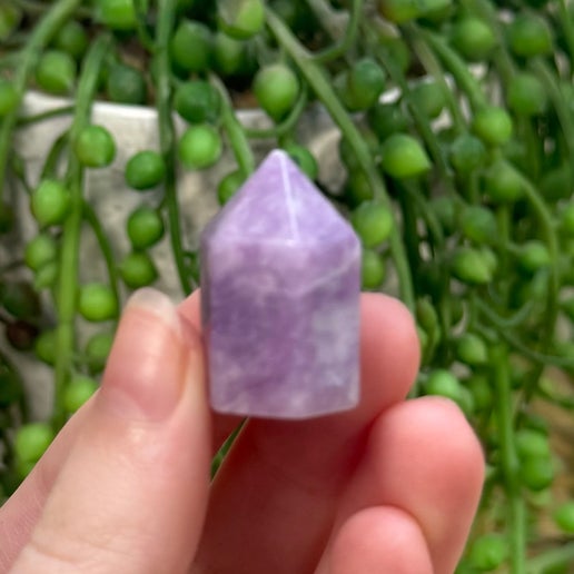 Light Lepidolite Small Chunky Point