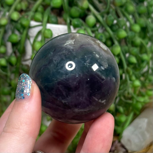 Rainbow Fluorite Sphere (D274)