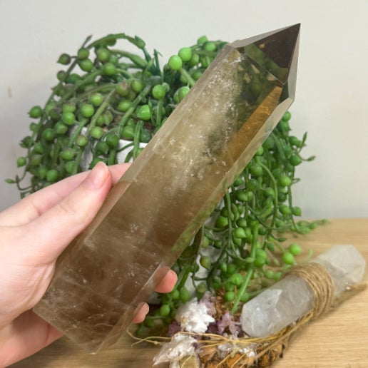 Smokey Quartz Tower (A914)