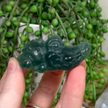 Green Fluorite Crocodile (L398)