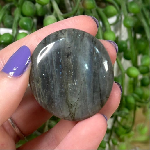 Labradorite Palm Stone (K841)