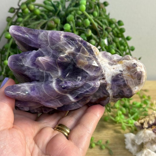 Dream Amethyst Dragon Head (H636)