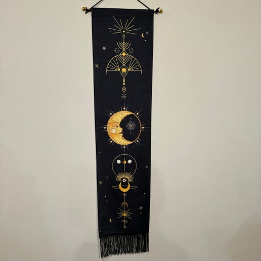 Golden Moon Tapestry