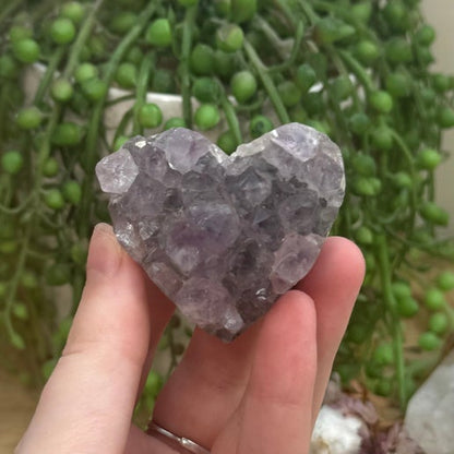 Amethyst Cluster Heart (G396)