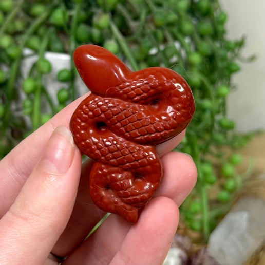 Red Jasper Snake (I805)