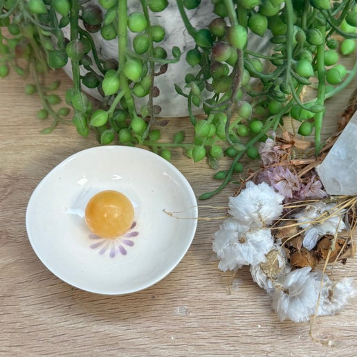 Yellow Calcite Mini Sphere