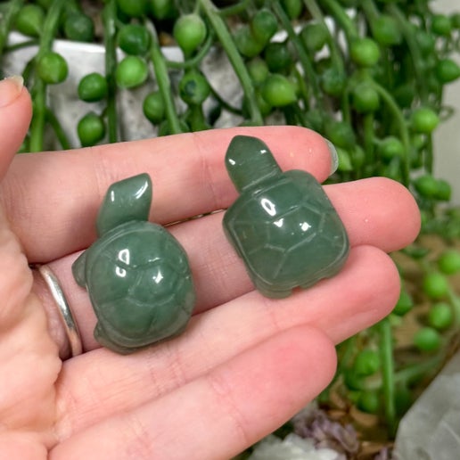 Green Aventurine Mini Turtle