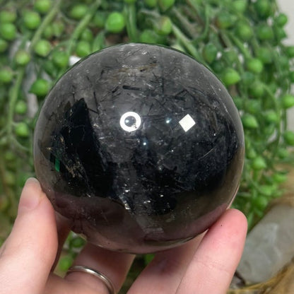 Tourmaline In Quartz Sphere (G491)