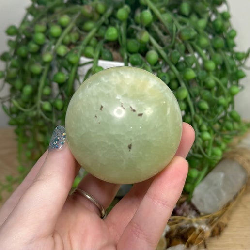 Ice Caribbean Calcite Sphere (J295)