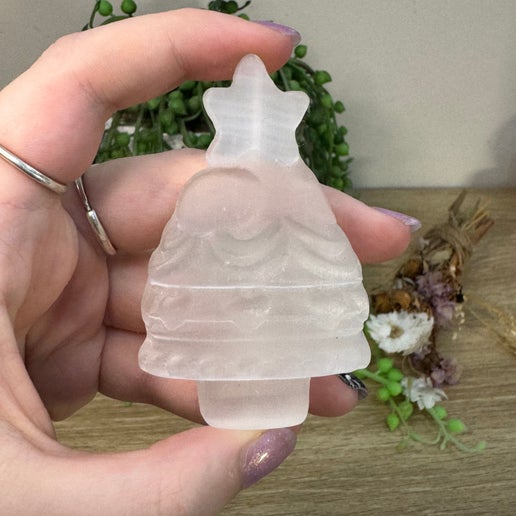 Selenite Christmas Tree (G338) (G377) (G399)