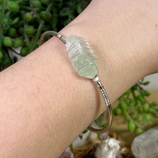 Green Fluorite Bangle