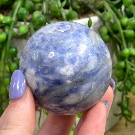 Blue Afghanite Sphere (J125)